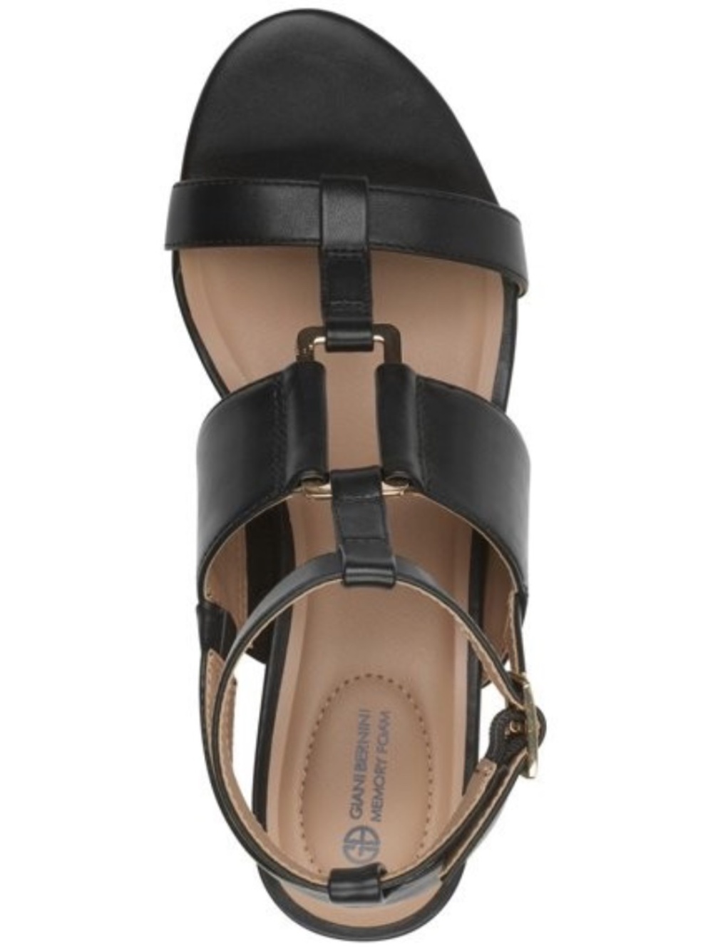 Giani Bernini Strappy Wedge Christaa for Women, Black, Size 6.5M NEW - Picture 4 of 4